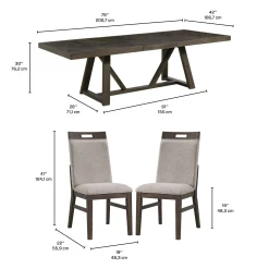 Table de salle à manger avec 4 chaises
