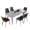 Table en pierre sintérisée avec 6 chaises