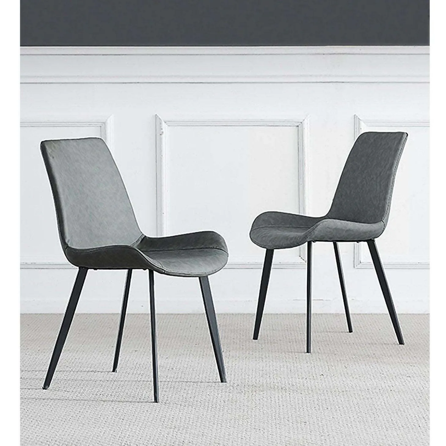 Table en pierre sintérisée avec 6 chaises