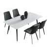 Table en pierre sintérisée avec 4 chaises