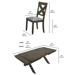 Table et 4 chaises