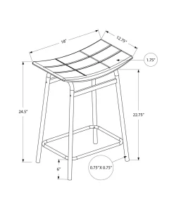 Tabouret de bar (boîte de 2)
