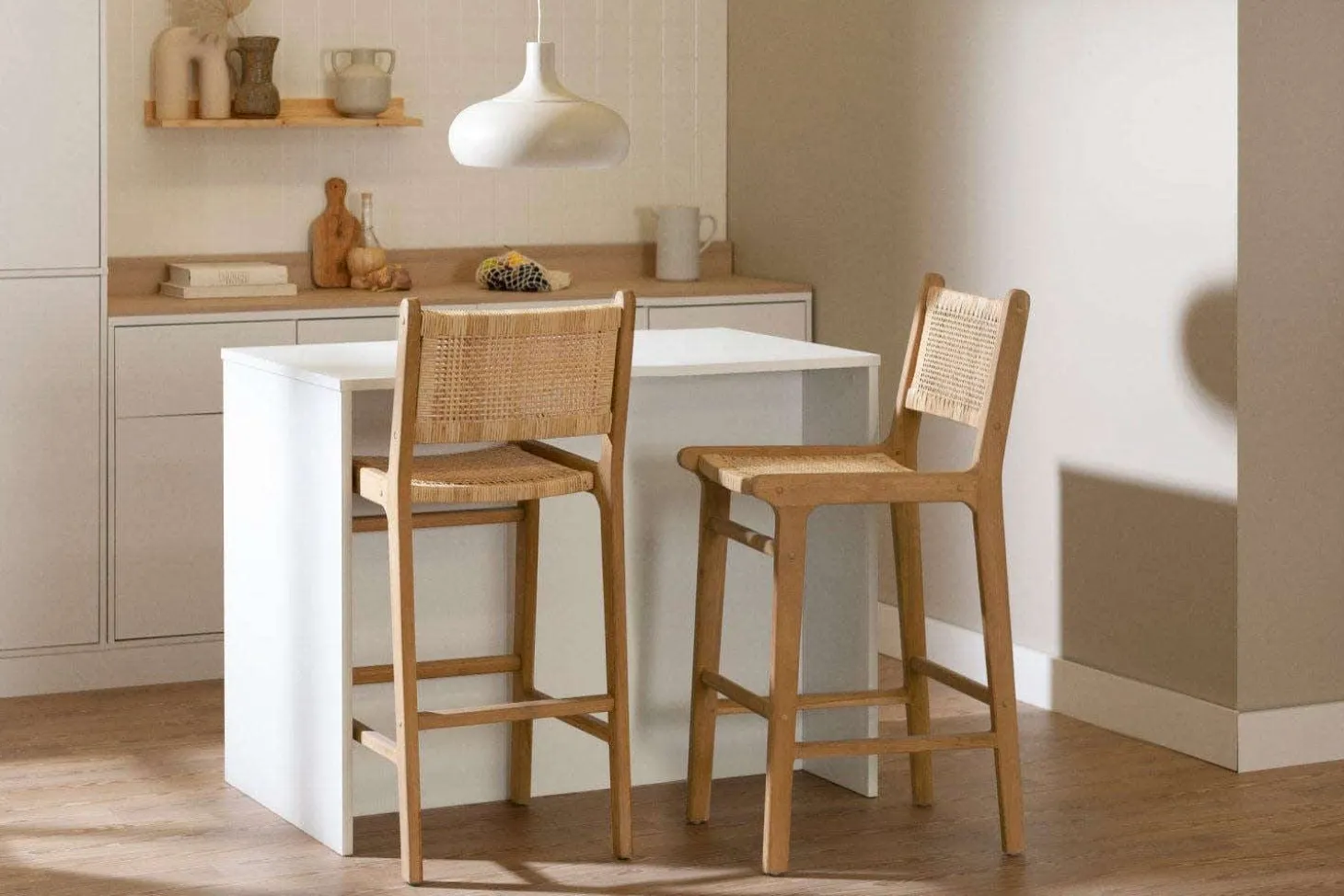 Tabouret en rotin - South Shore