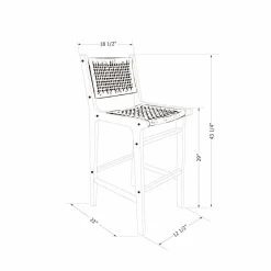 Tabouret en rotin - South Shore