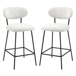 Tabourets (bte de 2) - blanc