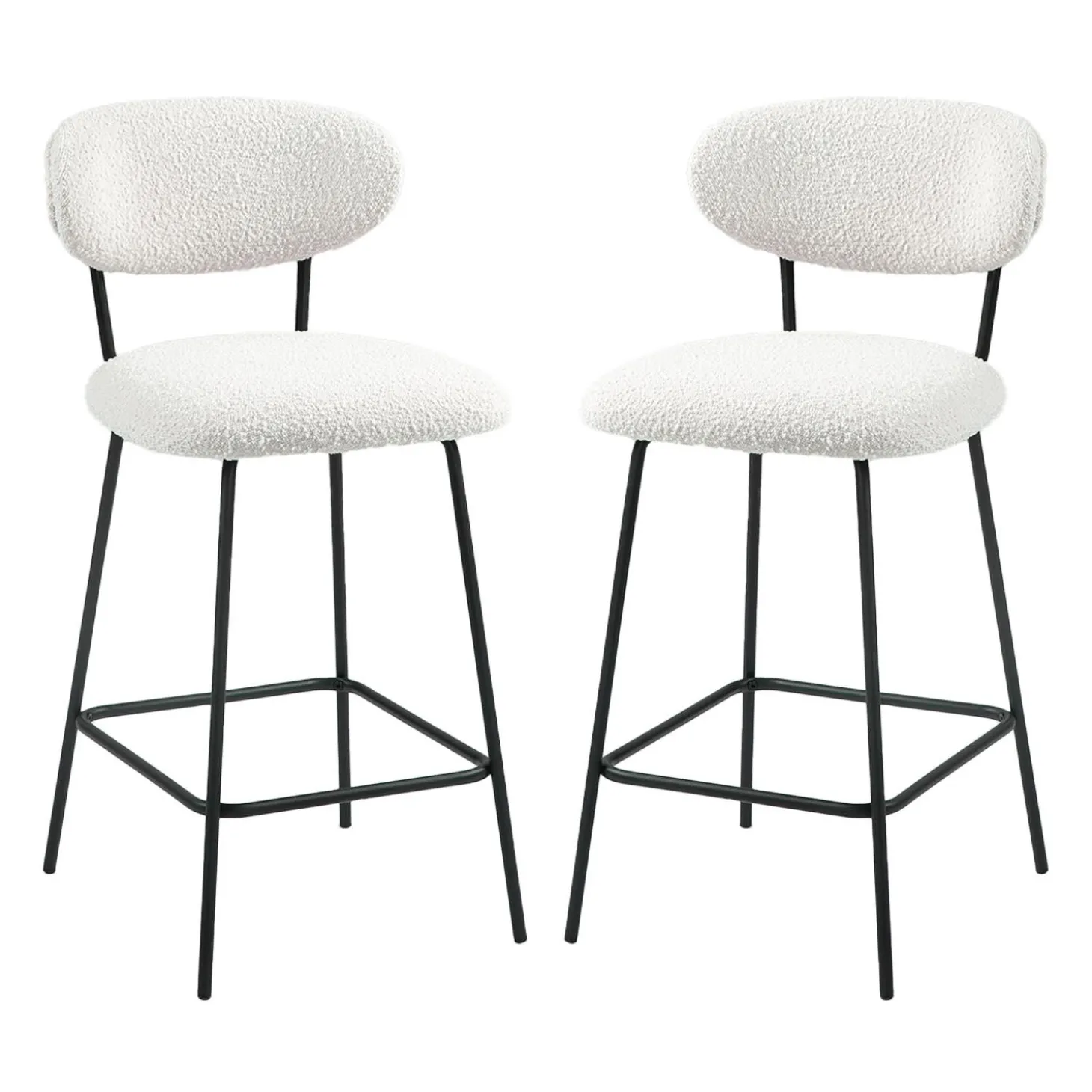 Tabourets (bte de 2) - blanc