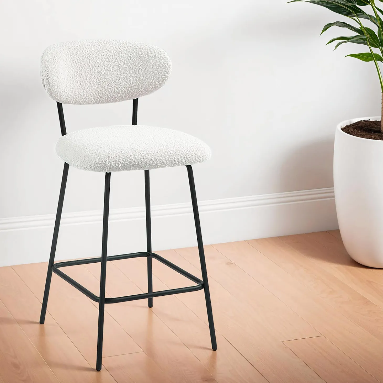 Tabourets (bte de 2) - blanc