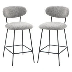 Tabourets (bte de 2) - gris
