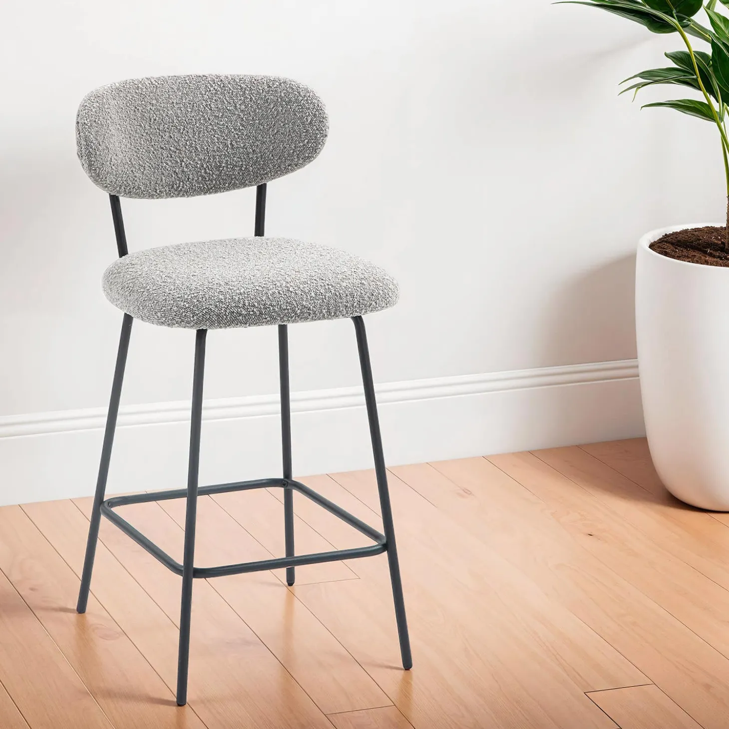 Tabourets (bte de 2) - gris
