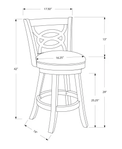 Tabourets pivotants (bte de 2 )