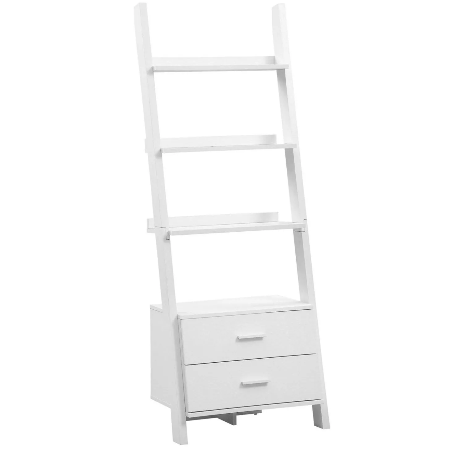 Étagère - 69"H, biblioteque avec 2 tiroirs blanc - Monarch