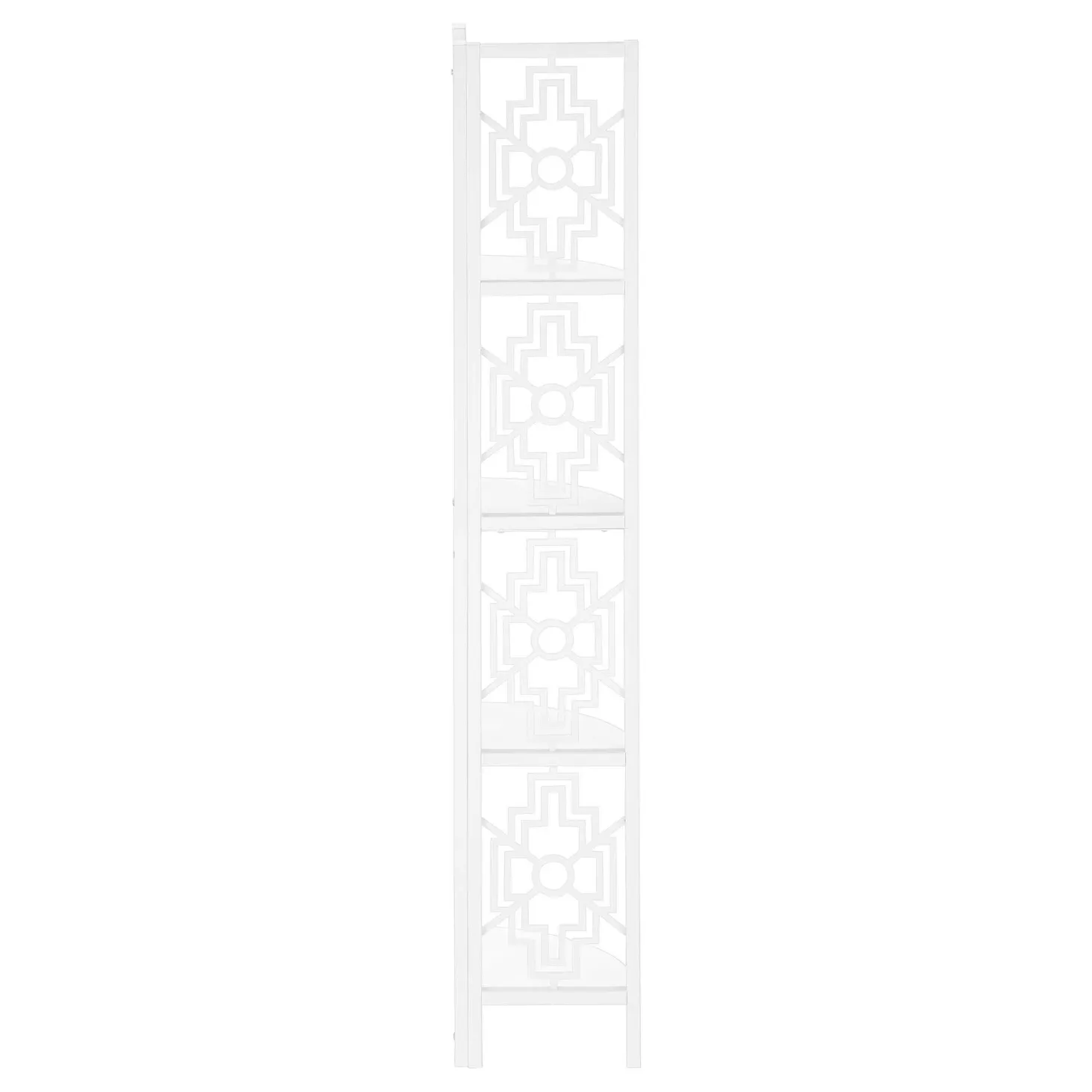 Étagère - 62"H, blanc, métal blanc en coin - Monarch