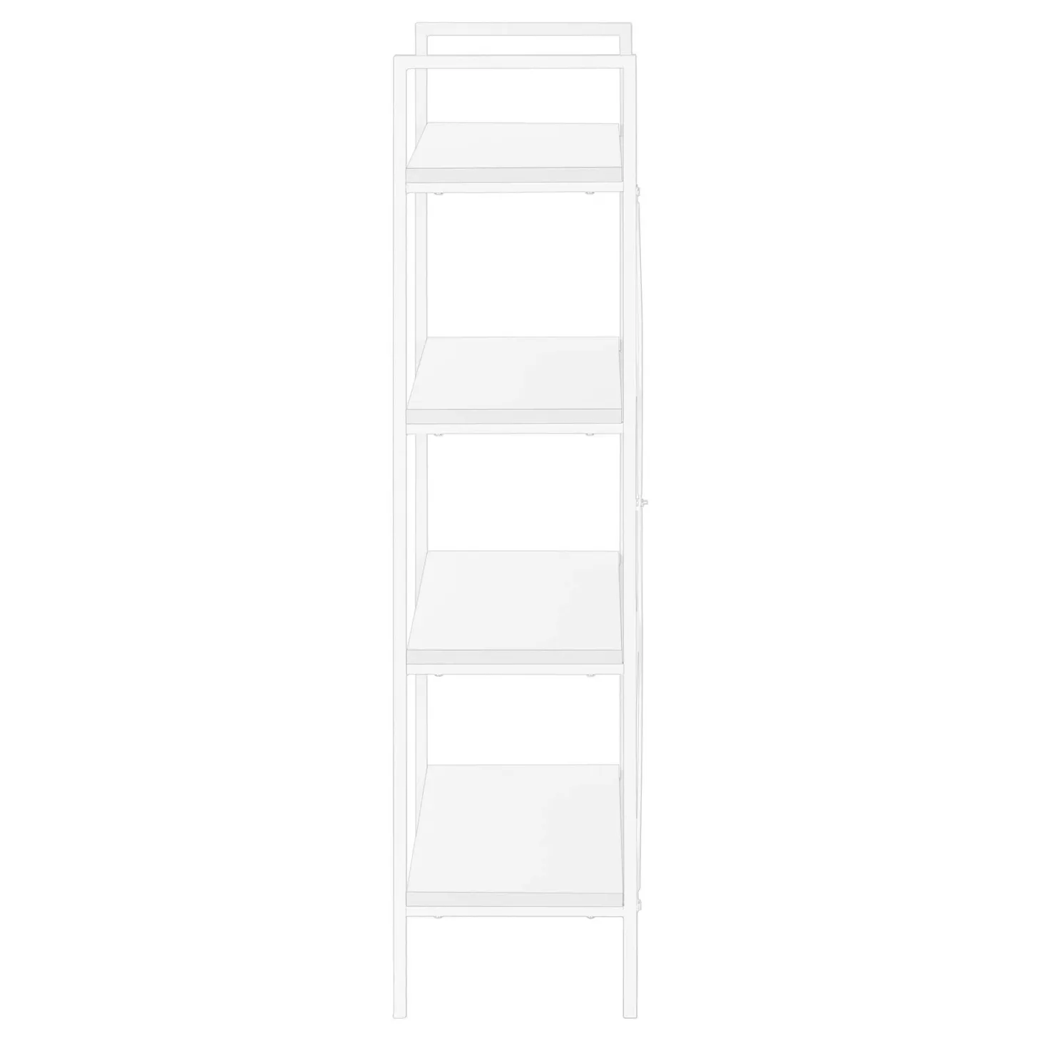 Étagère - 48"H, blanc, métal blanc - Monarch