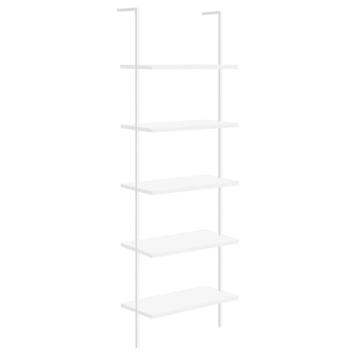 Étagère - 72"H, echelle blanc, métal blanc - Monarch
