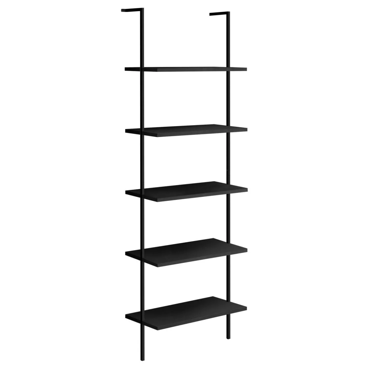 Étagère - 72"H, echelle noir, métal noir - Monarch