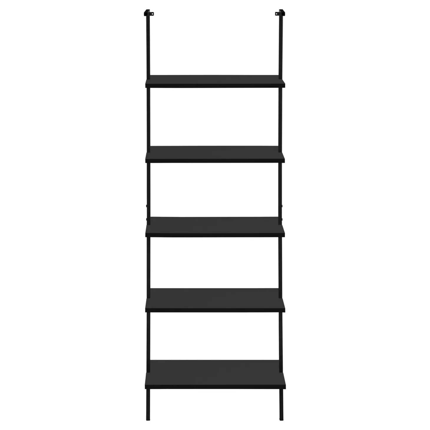 Étagère - 72"H, echelle noir, métal noir - Monarch