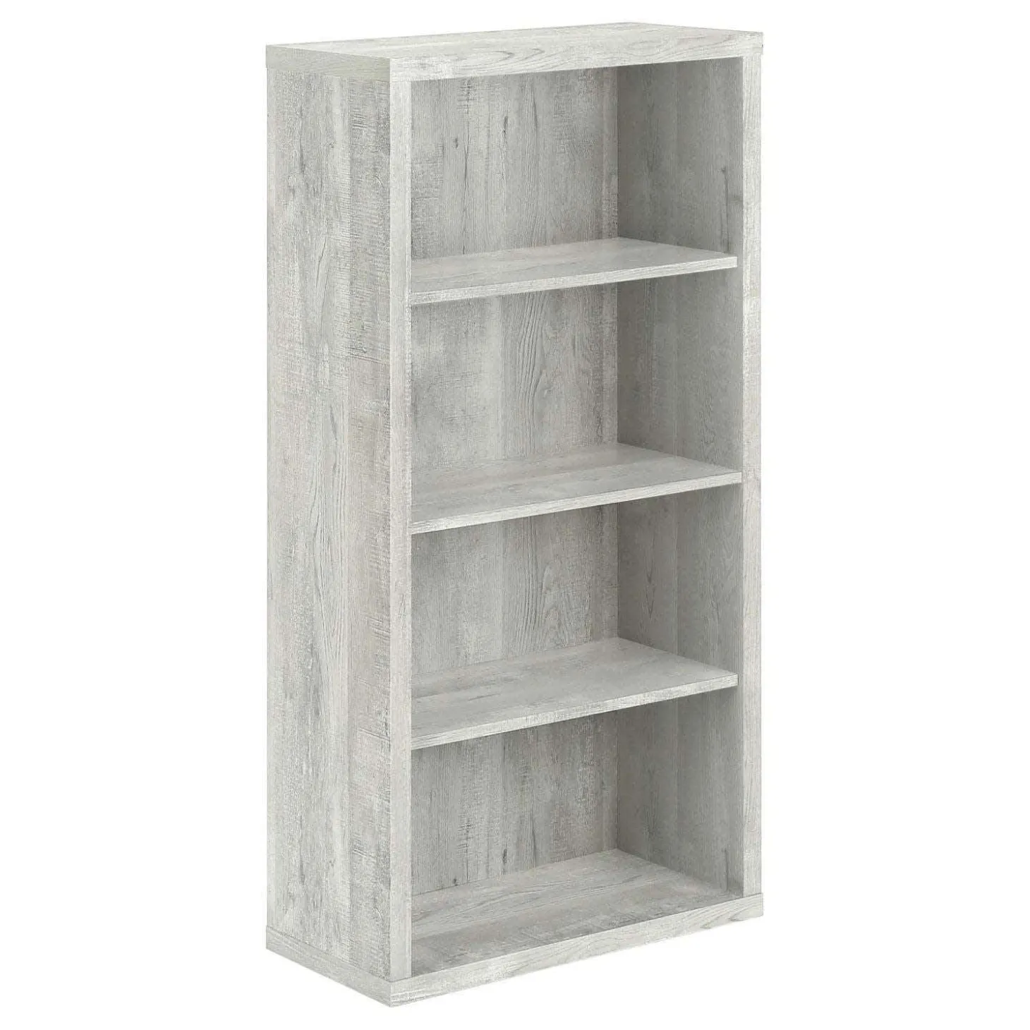 Étagère - 48"H, faux bois gris, tablettes ajustable - Monarch