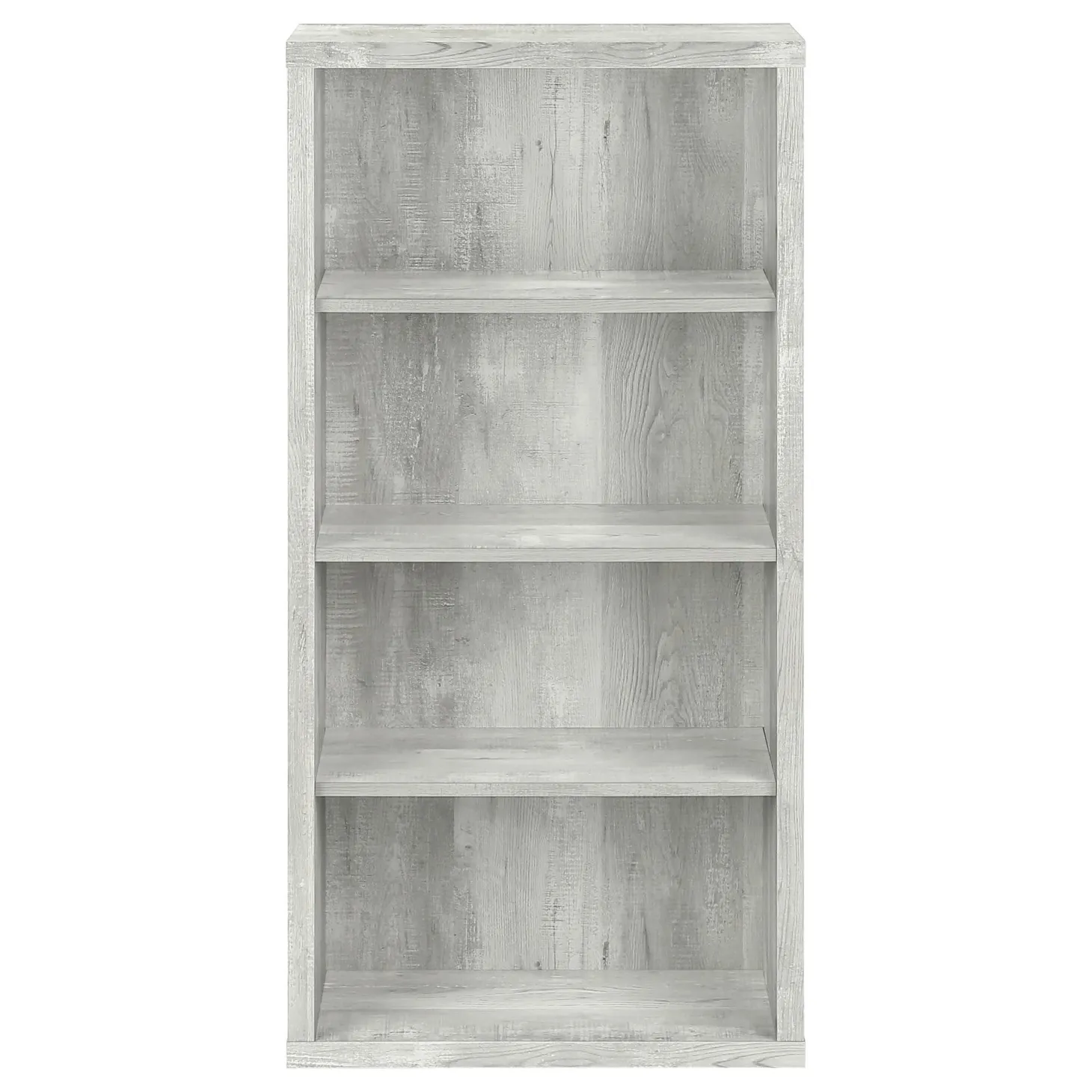 Étagère - 48"H, faux bois gris, tablettes ajustable - Monarch
