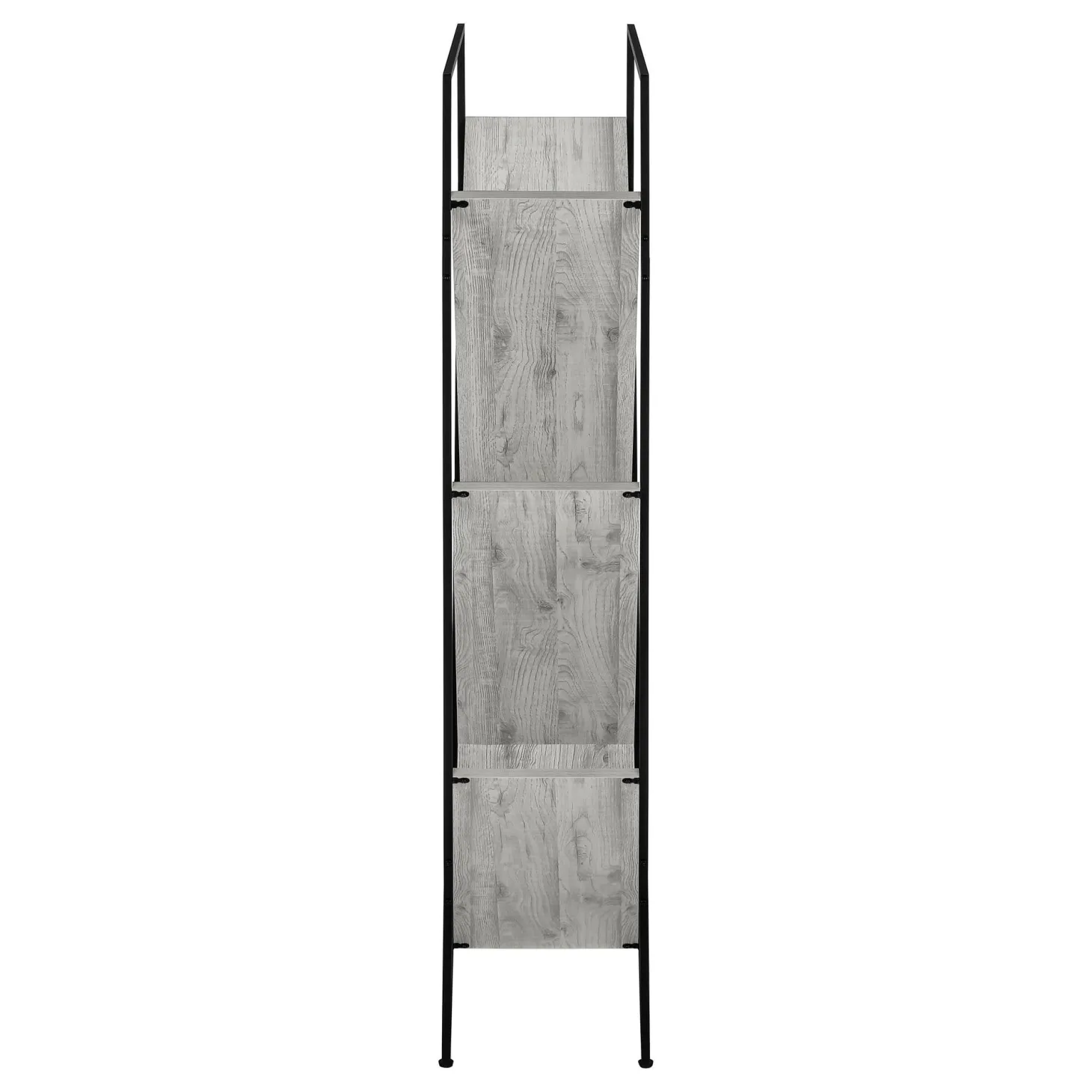 Étagère - 60"H, gris, métal noir - Monarch