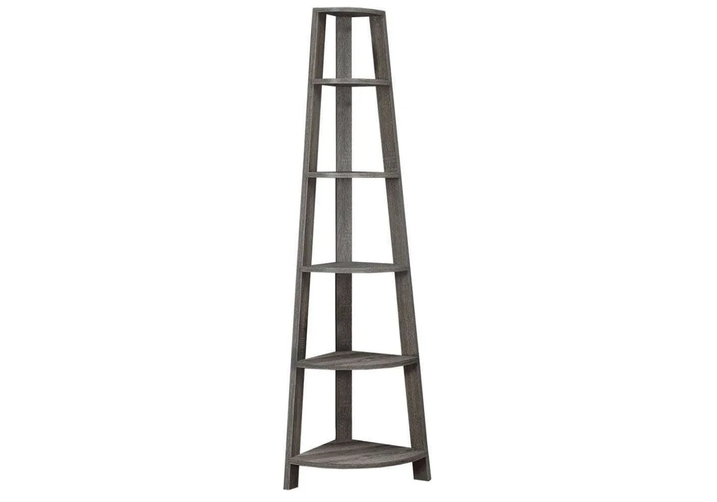 Étagère - 72"H, taupe foncé en coin - Monarch