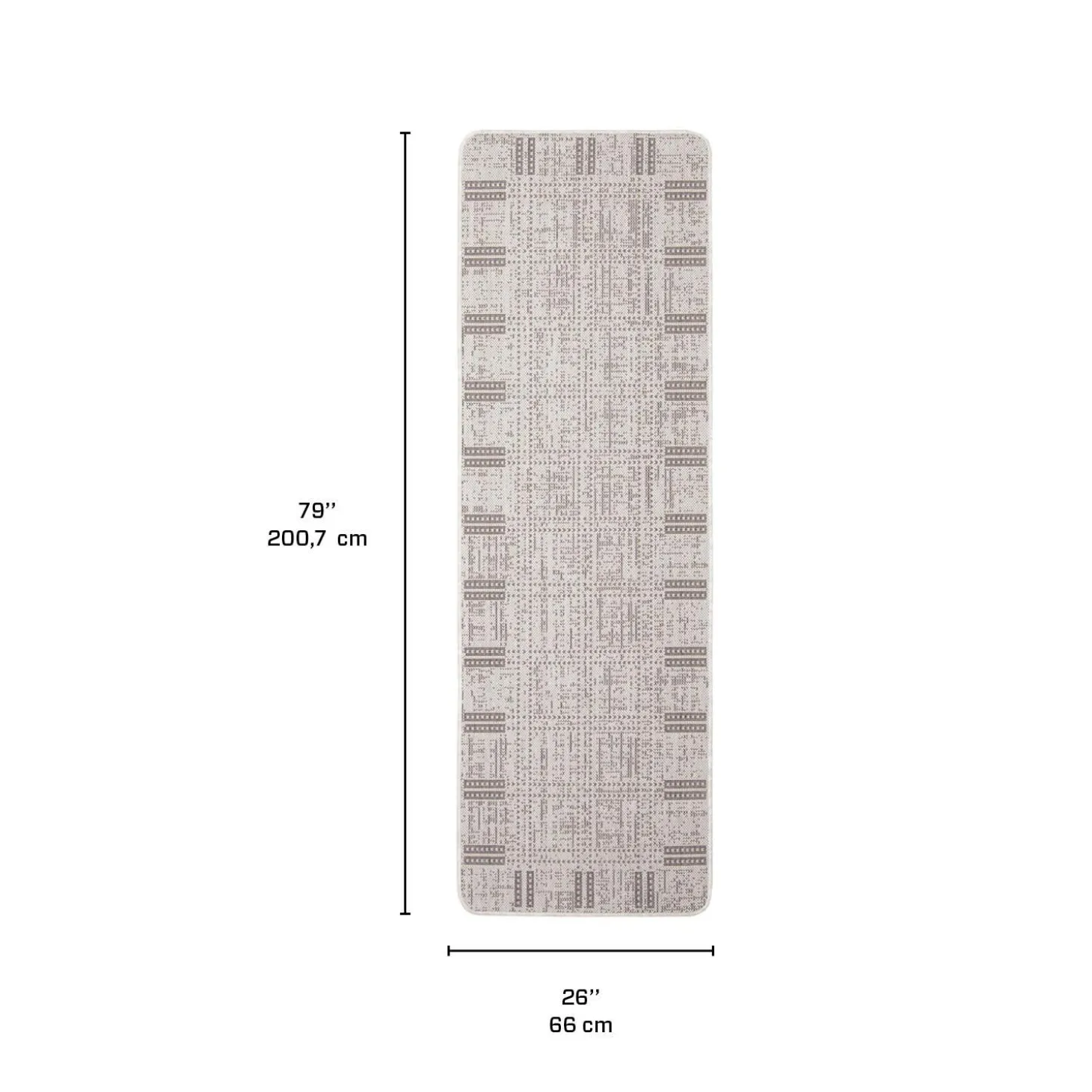 Tapis extérieur 2 x 7 pi