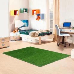 Tapis extérieur de faux gazon vert - 5 x 7