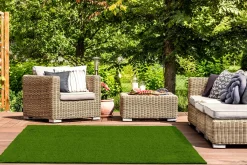 Tapis extérieur de faux gazon vert - 2 x 6