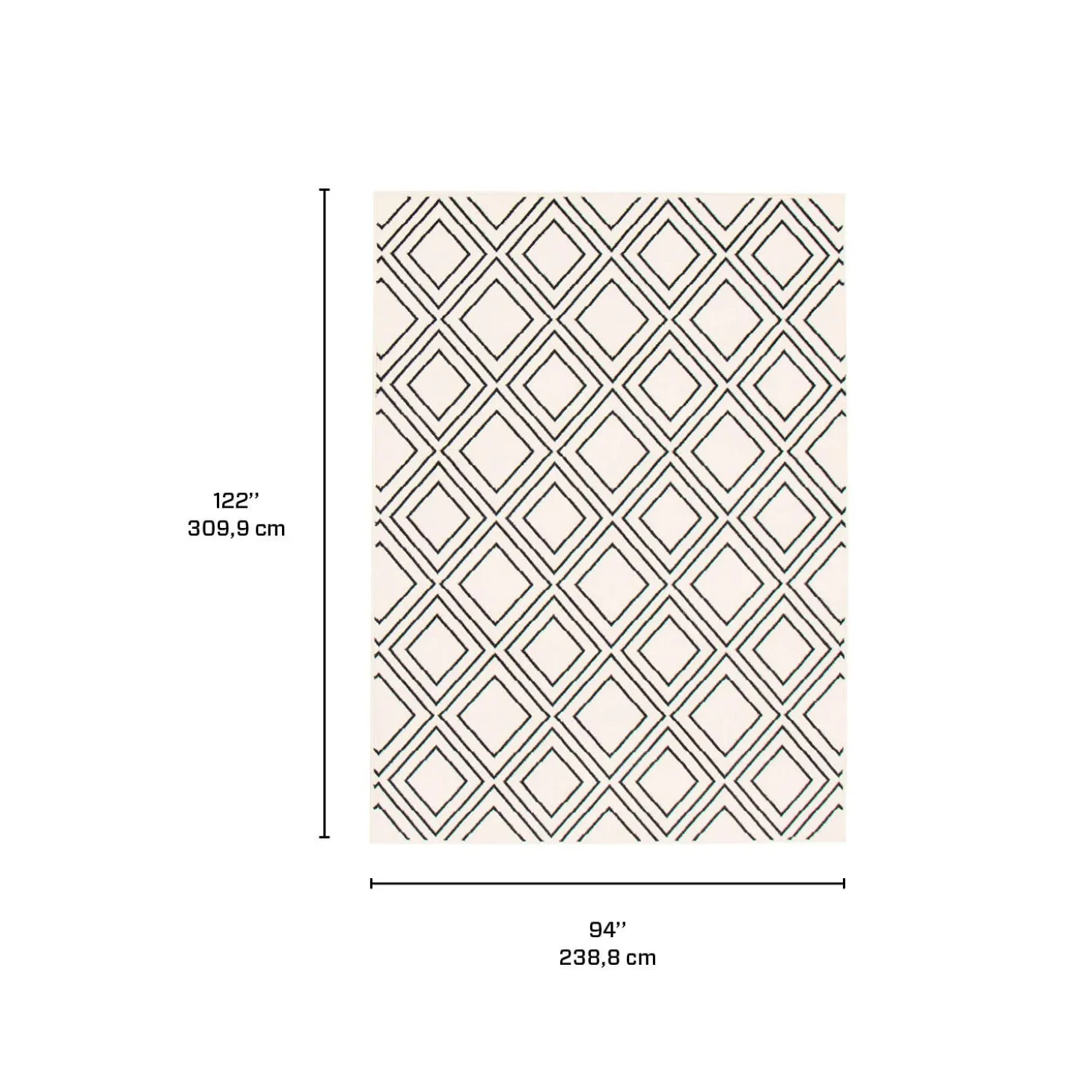 Tapis intérieur - 8 x 10