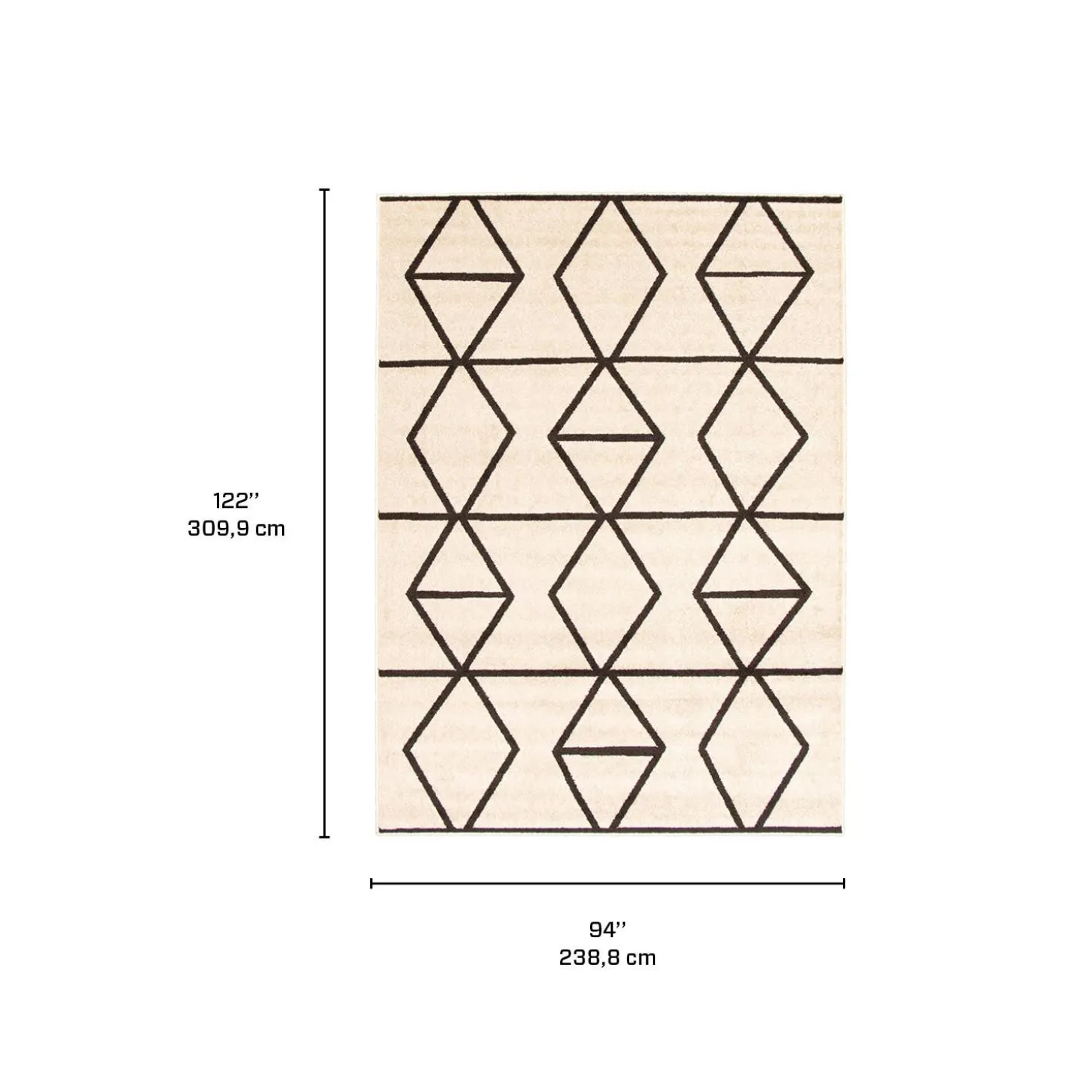 Tapis intérieur - 8 x 10
