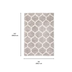 Tapis intérieur à poils longs - 7 x 10