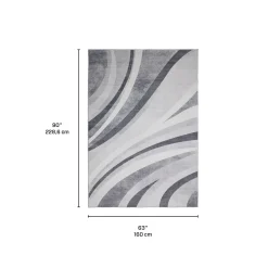 Tapis intérieur lavable à la machine - 5 x 7