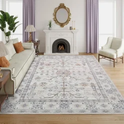 Tapis intérieur lavable à la machine - 5 x 7