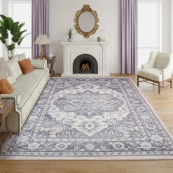 Tapis intérieur lavable à la machine - 5 x 7