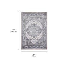 Tapis intérieur lavable à la machine - 5 x 7