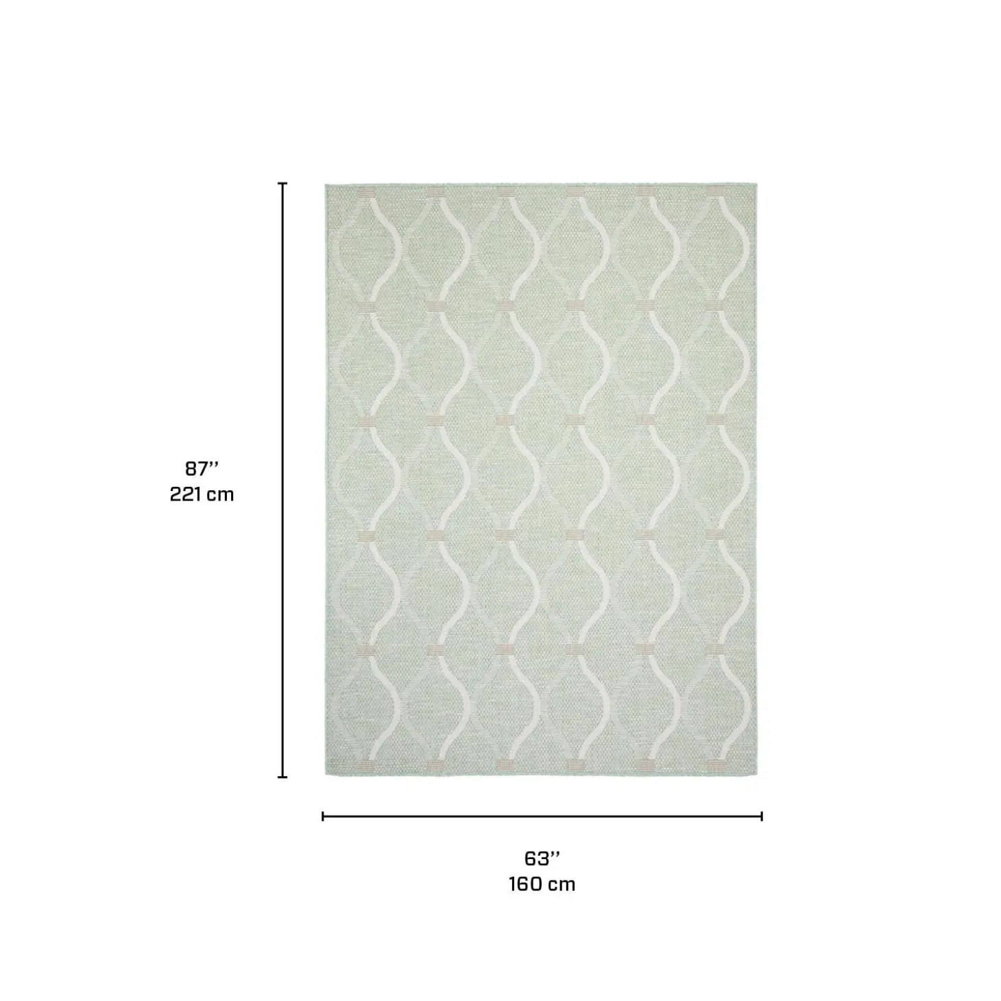 Tapis intérieur ou extérieur - 5 x 7