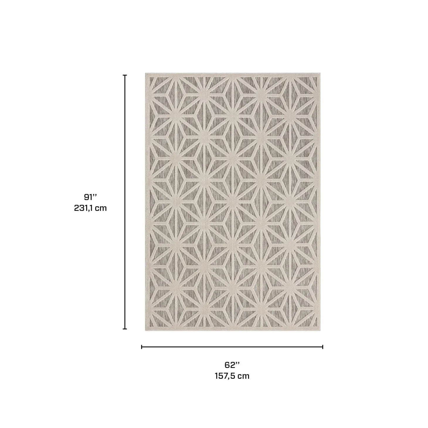 Tapis intérieur ou extérieur -5 x 8