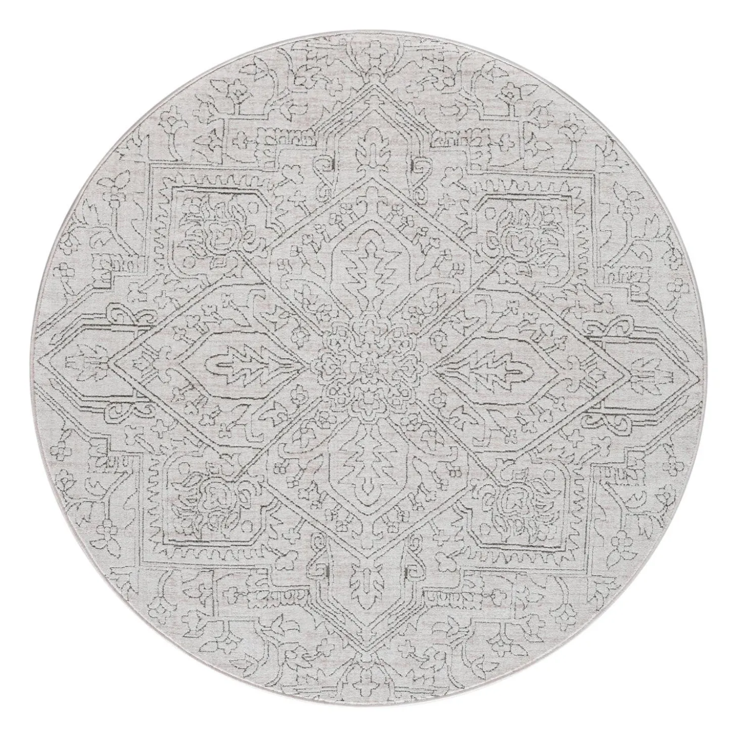 Tapis intérieur rond - 5x5
