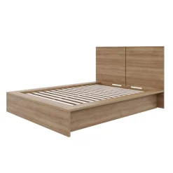 Très grand lit plateforme avec tête de lit (78