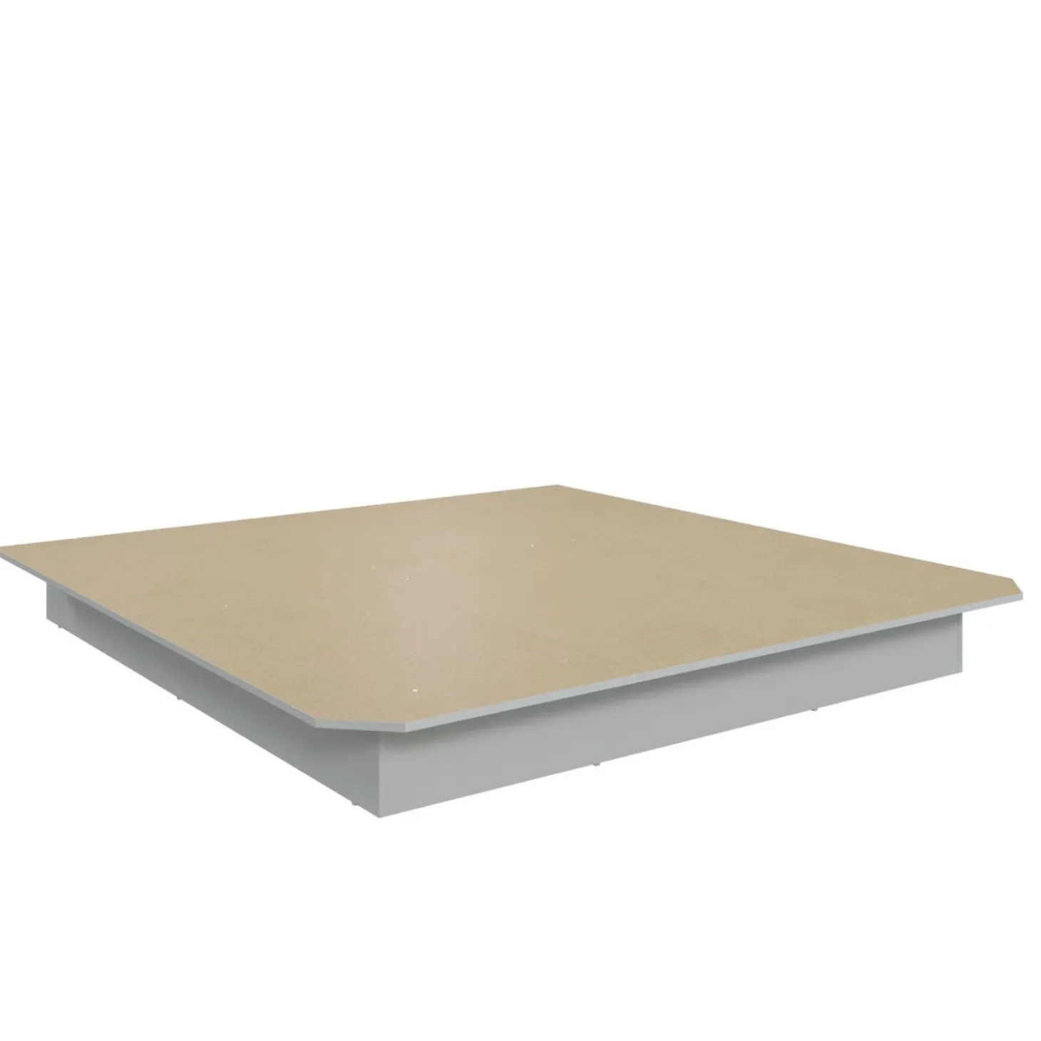Très grand lit plateforme (78'')