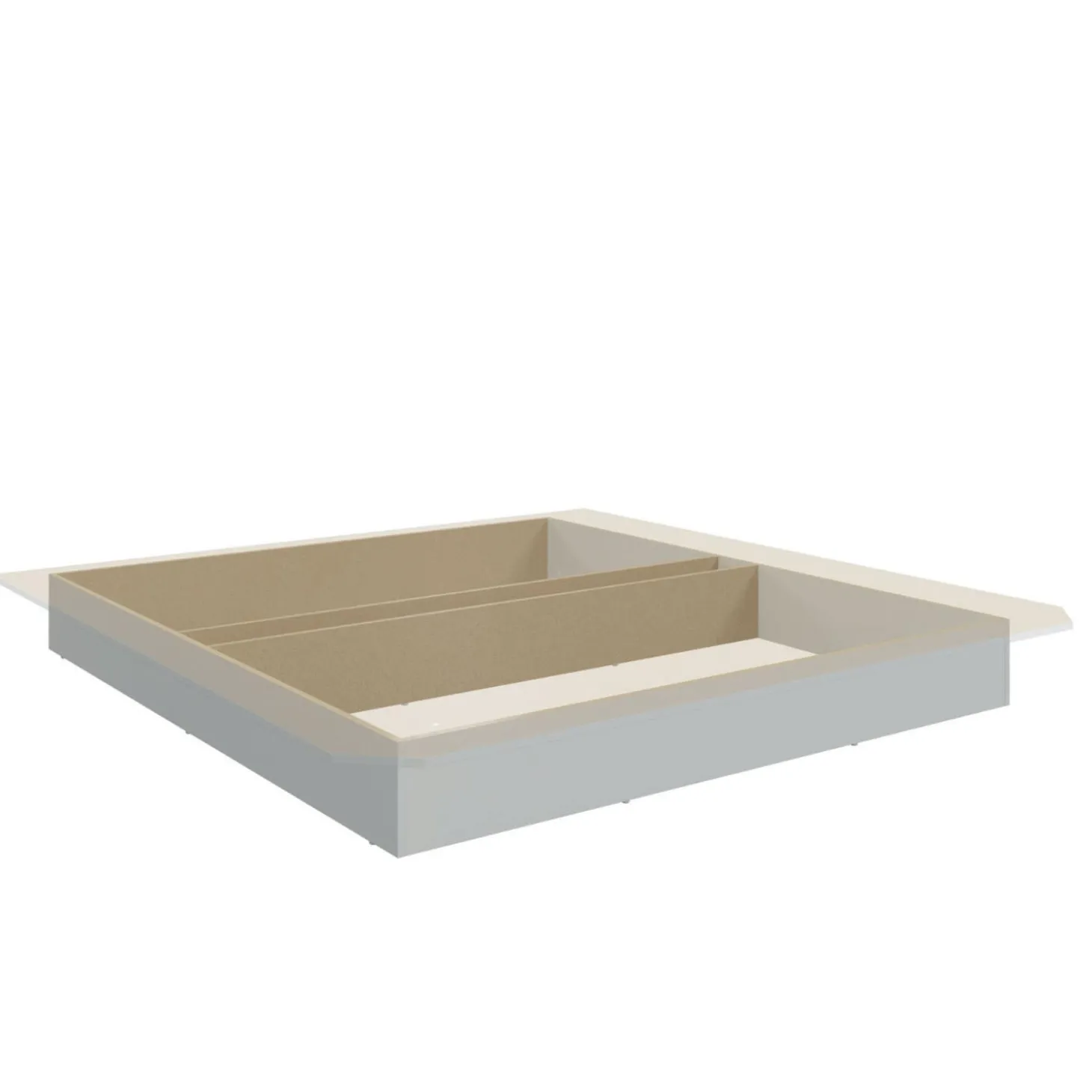 Très grand lit plateforme (78'')