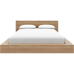 Très grand lit plateforme avec tête de lit - Nexera