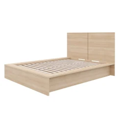 Très grand lit plateforme avec tête de lit (78