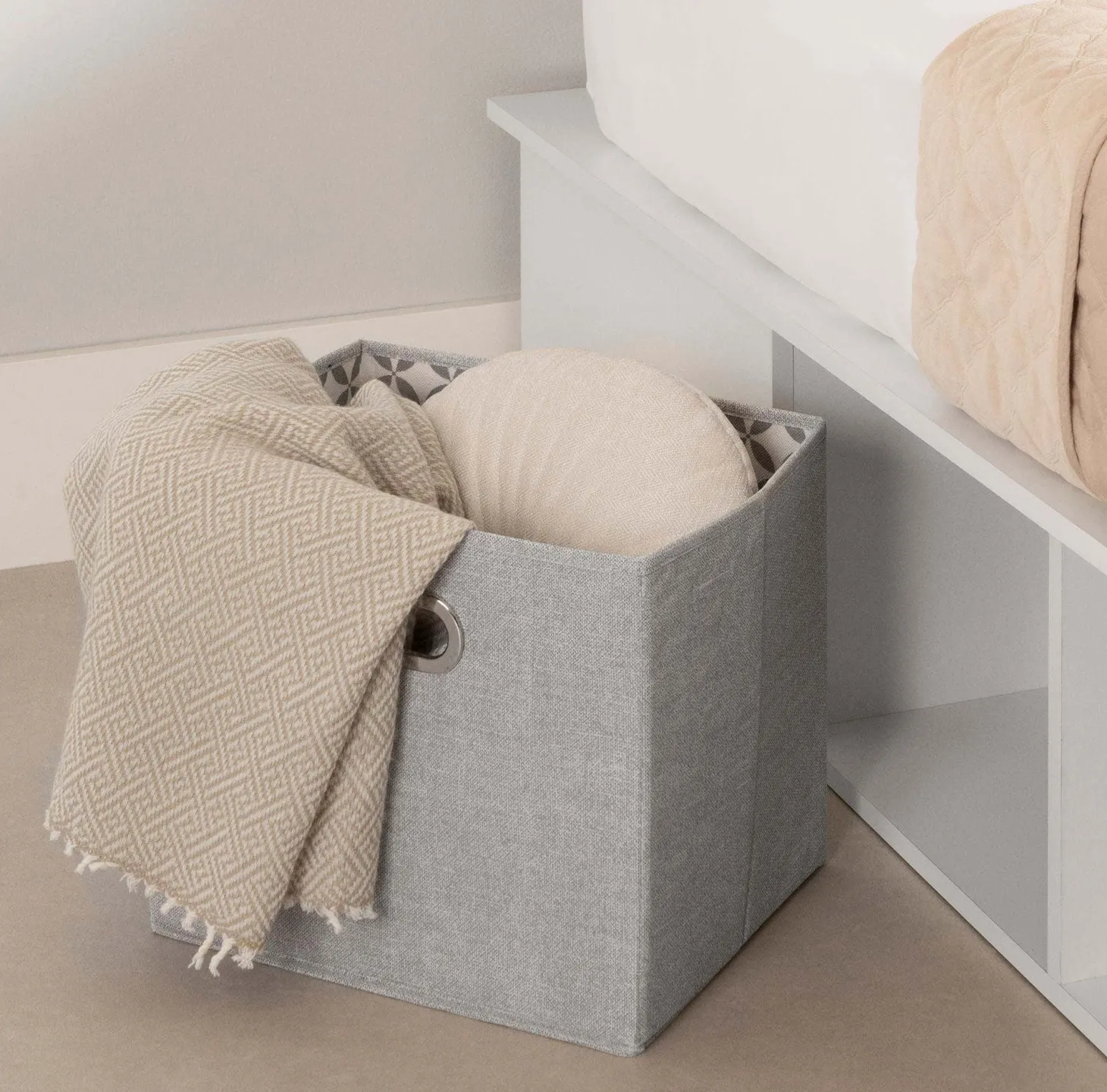 Très grand lit plateforme avec paniers de rangement (78") - South Shore