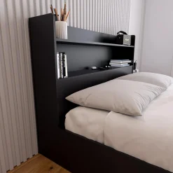Tête de lit avec rangement, double - Nexera