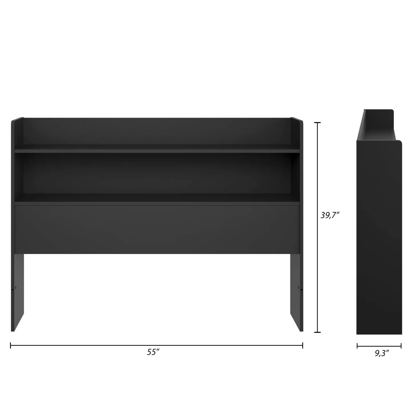 Tête de lit avec rangement, double - Nexera