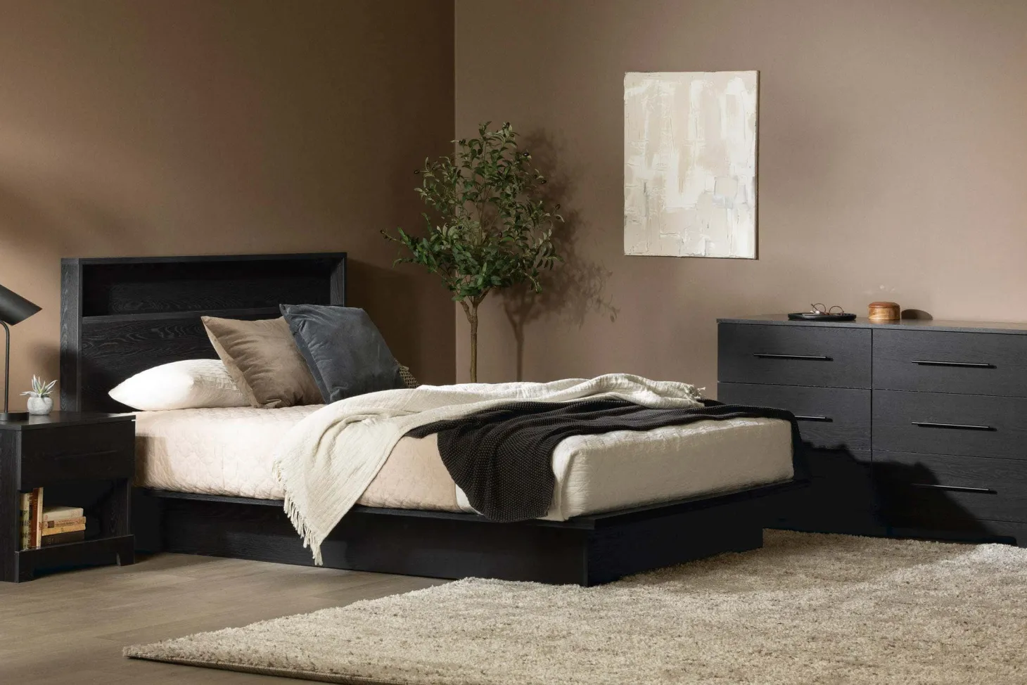 Tête de lit avec tablette (54"/60") - South Shore
