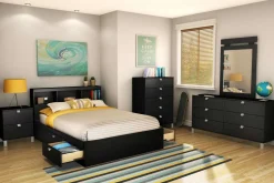 Tête de lit biblio double 54" - South Shore