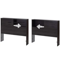 Tête de lit bibliothèque simple 39'' - South Shore