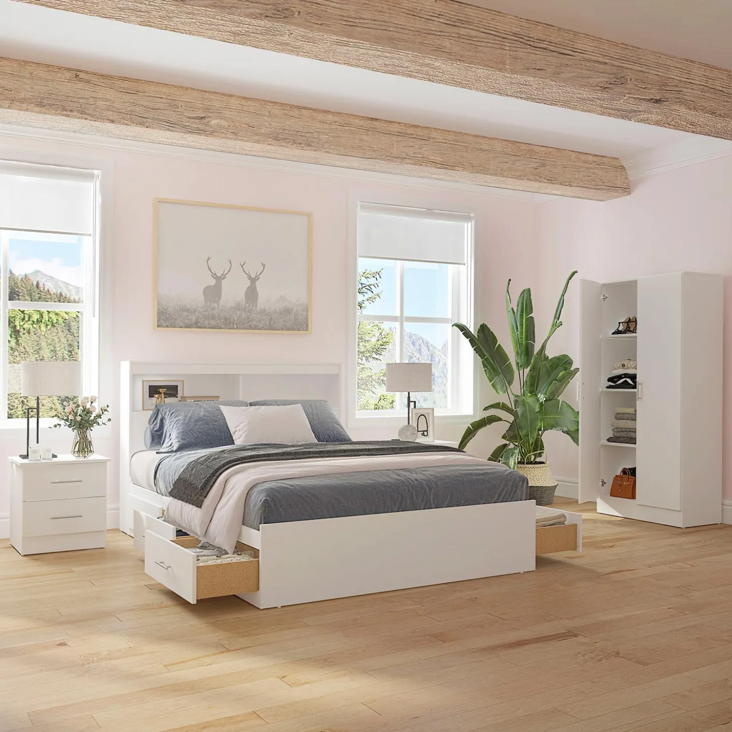 Tête de lit double 54"