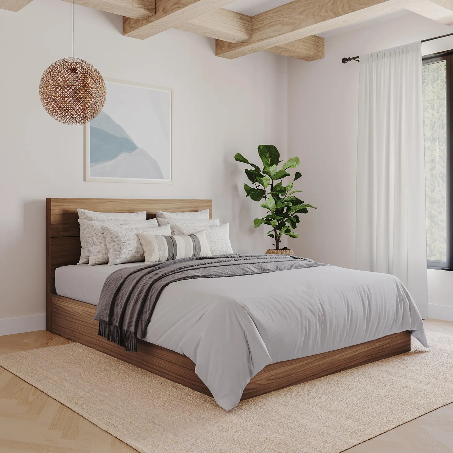 Tête de lit double 54po - Nexera